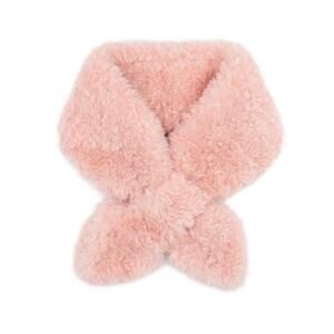 Faux Fur Pull Through Bowtie Scarf - Womens Stylish Neckwear 3765